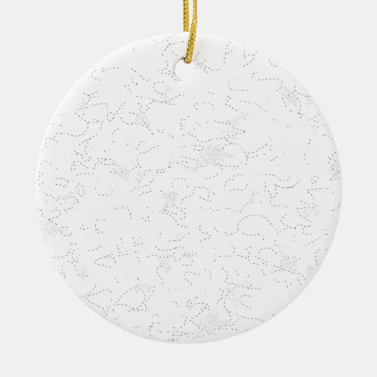 Kleur Nieuwste Custom TextLogo Keramisch Ornament (Voorkant)