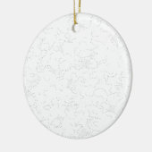 Kleur Nieuwste Custom TextLogo Keramisch Ornament (Links)