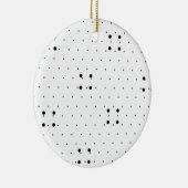 Kleur Nieuwste Custom TextLogo Keramisch Ornament (Rechts)