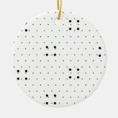 Kleur Nieuwste Custom TextLogo Keramisch Ornament (Voorkant)