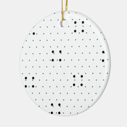 Kleur Nieuwste Custom TextLogo Keramisch Ornament (Links)