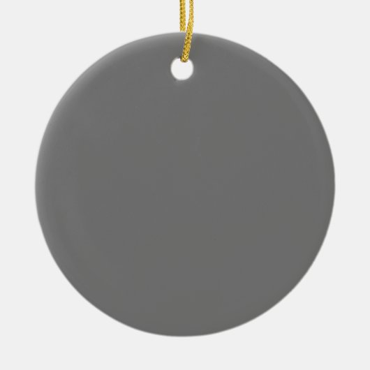 Kleur Nieuwste Custom TextLogo Keramisch Ornament (Voorkant)
