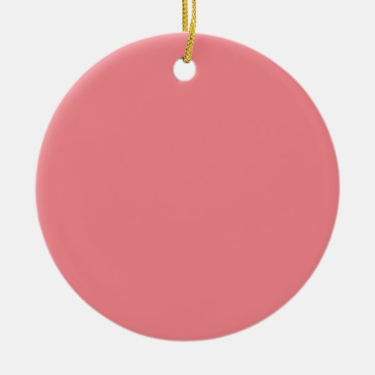 Kleur Nieuwste Custom TextLogo Keramisch Ornament (Voorkant)