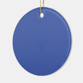 Kleur Nieuwste Custom TextLogo Keramisch Ornament (Links)