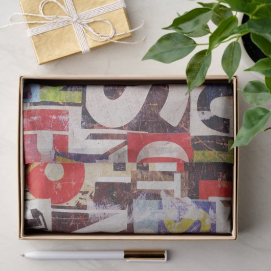 Kleur- of lospapier tissuepapier (Geschenk)