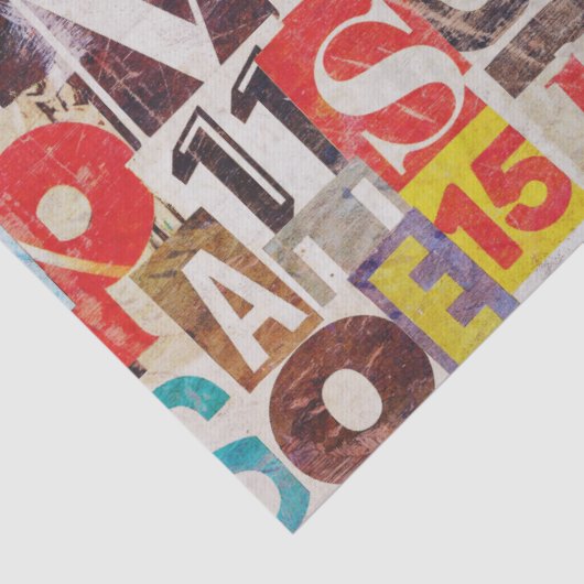 Kleur- of lospapier tissuepapier (Detail)