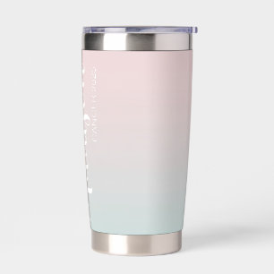 Kleur Ombre Tumbler , Gepersonaliseerde Ombre Tumb Geïsoleerde Drinkbeker