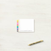 Kleur omhullingslicht post-it® notes (Op bureau)