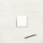 Kleur omhullingslicht post-it® notes (Op bureau)