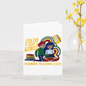 Kleur Ons Wereld Zomer Leesprogramma 2025 Boek L Kaart (Gele Bloem)
