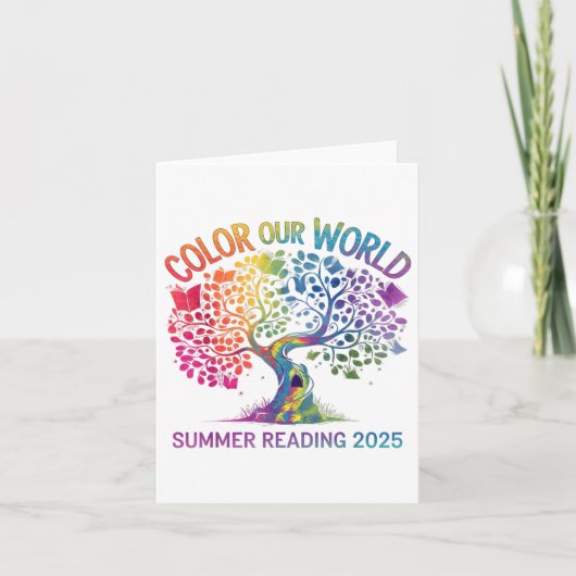 Kleur Ons Wereld Zomer Leesprogramma 2025 Boek T Kaart (Voorkant)