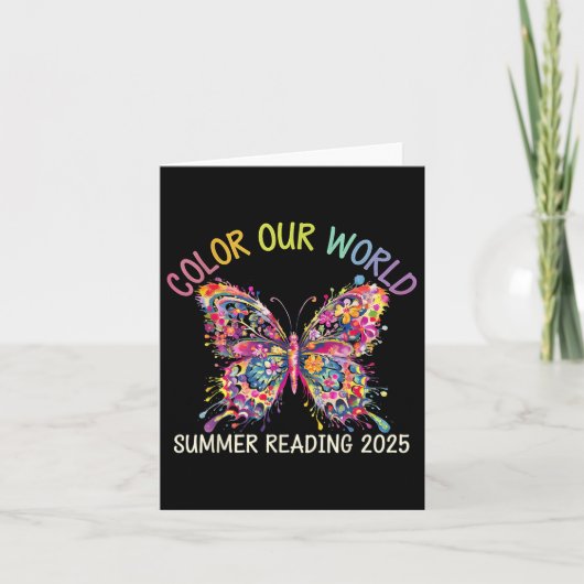 Kleur ons Wereld Zomer Leesprogramma 2025 Boter Kaart (Voorkant)