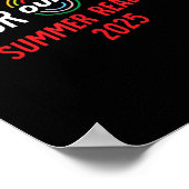 Kleur Ons Wereld Zomer Leesprogramma 2025 Grappig Poster (Hoek)