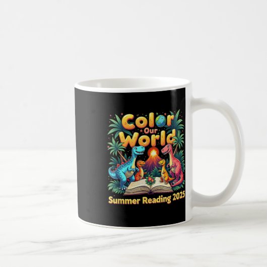 Kleur Ons Wereld Zomer Leesprogramma Rainbow 202 Koffiemok (Rechts)