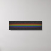 Kleur onze wereld met trots canvas afdruk (Voorkant)