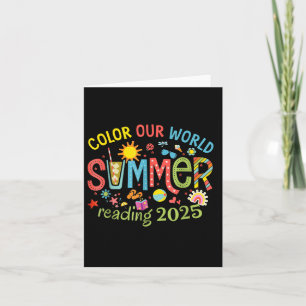 Kleur onze Wereld Zomer 2025 Zomer Leesprogramma Kaart