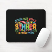 Kleur onze Wereld Zomer 2025 Zomer Leesprogramma Muismat (Met muis)
