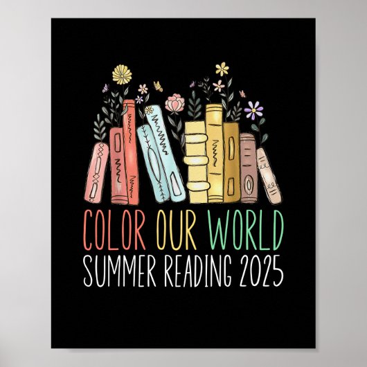 Kleur Onze Wereld Zomer Lezen 2025 Poster (Voorkant)