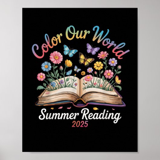 Kleur onze wereld zomerlezen 2025 poster (Voorkant)