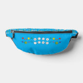 Kleur Oorlog Blauw Team Fanny Pack Heuptasje (Liggend)