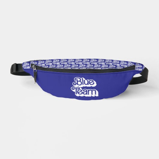 Kleur Oorlog Blauw Team Fanny Pack Heuptasje (Voorkant)