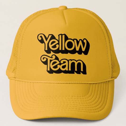 Kleur Oorlog Geel Team Pet (Voorkant)