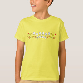 Kleur Oorlog Geel Team Shirt