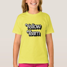 Kleur Oorlog Geel Team Shirt
