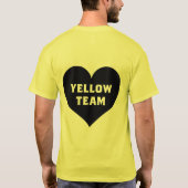 Kleur Oorlog Geel Team Shirt (Achterkant)