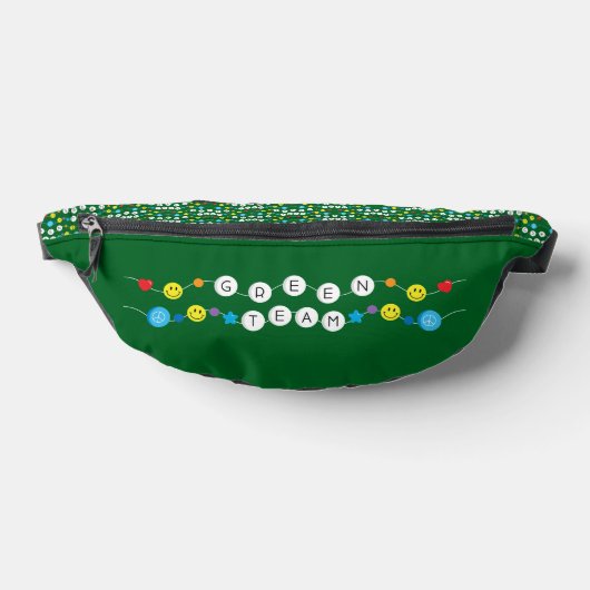 Kleur Oorlog Groen Team Fanny Pack Heuptasje (Liggend)