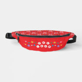 Kleur Oorlog Rood Team Fanny Pack Heuptasje (Voorkant)