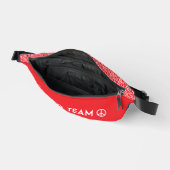 Kleur Oorlog Rood Team Fanny Pack Heuptasje (Open)
