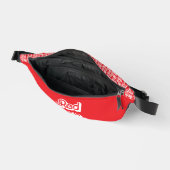 Kleur Oorlog Rood Team Fanny Pack Heuptasje (Open)