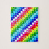 Kleur op vierkantjes papier legpuzzel (Verticaal)