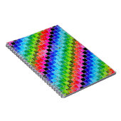 Kleur op vierkantjes papier notitieboek (Rechterzijde)