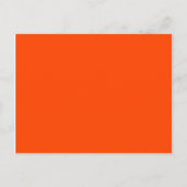 kleur oranje rood briefkaart (Voorkant)