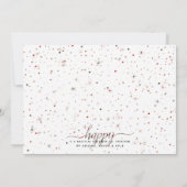 Kleur overeenkomende tekst PRETTIGE Feestdagen Gel Feestdagenkaart (Achterkant)