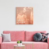 Kleur Overlay Stijlvolle Foto Jubileum Gift Canvas Afdruk (Insitu (Woonkamer))