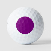 Kleur paars golfballen (Voorkant)