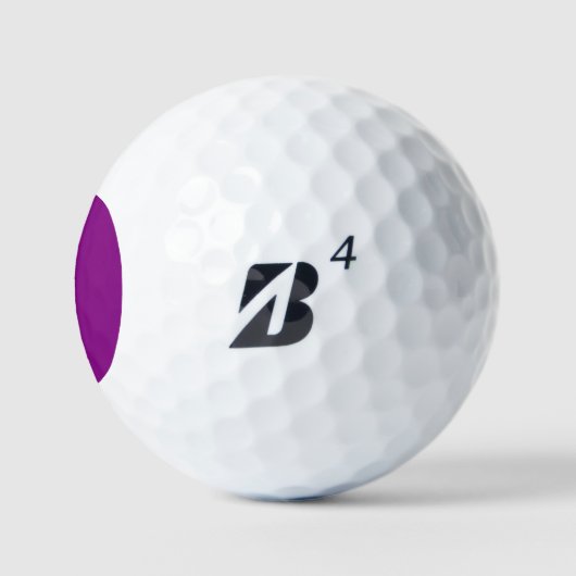 Kleur paars golfballen (Logo)