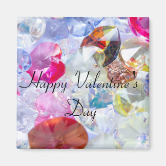 Kleur Paarse Gele Print gepersonaliseerd Magneet