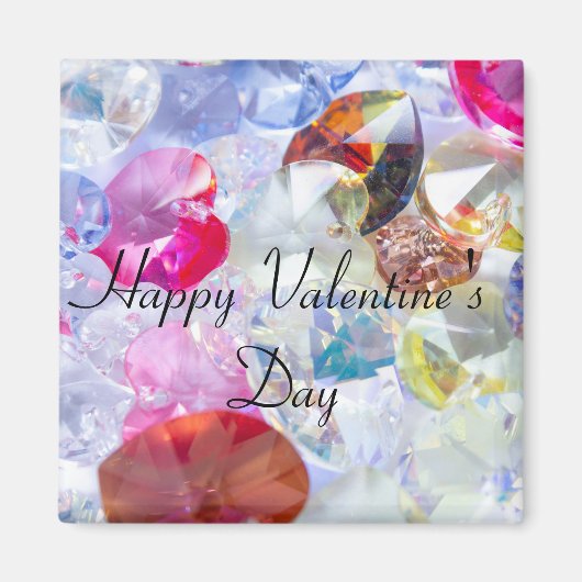 Kleur Paarse Gele Print gepersonaliseerd Magneet (Voorkant)