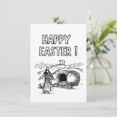 Kleur paasKaart Feestdagenkaart (Staand voorkant)