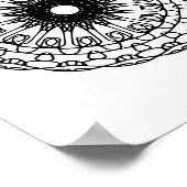 Kleur Pagina Mandala DIY Wall Art Poster (Hoek)