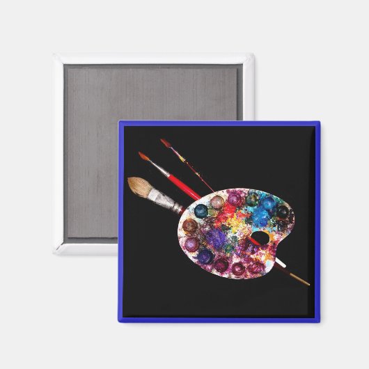KLEUR PALETTE, schilderkunstenaar Magneet (Voorkant / Achterkant)