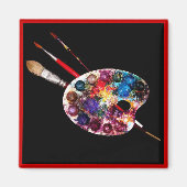 KLEUR PALETTE, schilderkunstenaar Magneet (Voorkant)