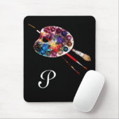 KLEUR PALETTE, zwart Monogram Muismat (Met muis)