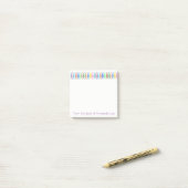 Kleur Paperclips Post-it® Notes (Op bureau)