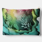 Kleur Papercut Design Accessoire Zakje Reiszak Etui (Achterkant)