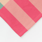 Kleur Patchwork Patroon 151214c Fleece Deken (Hoek)